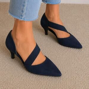 Alex marie navy blue suede